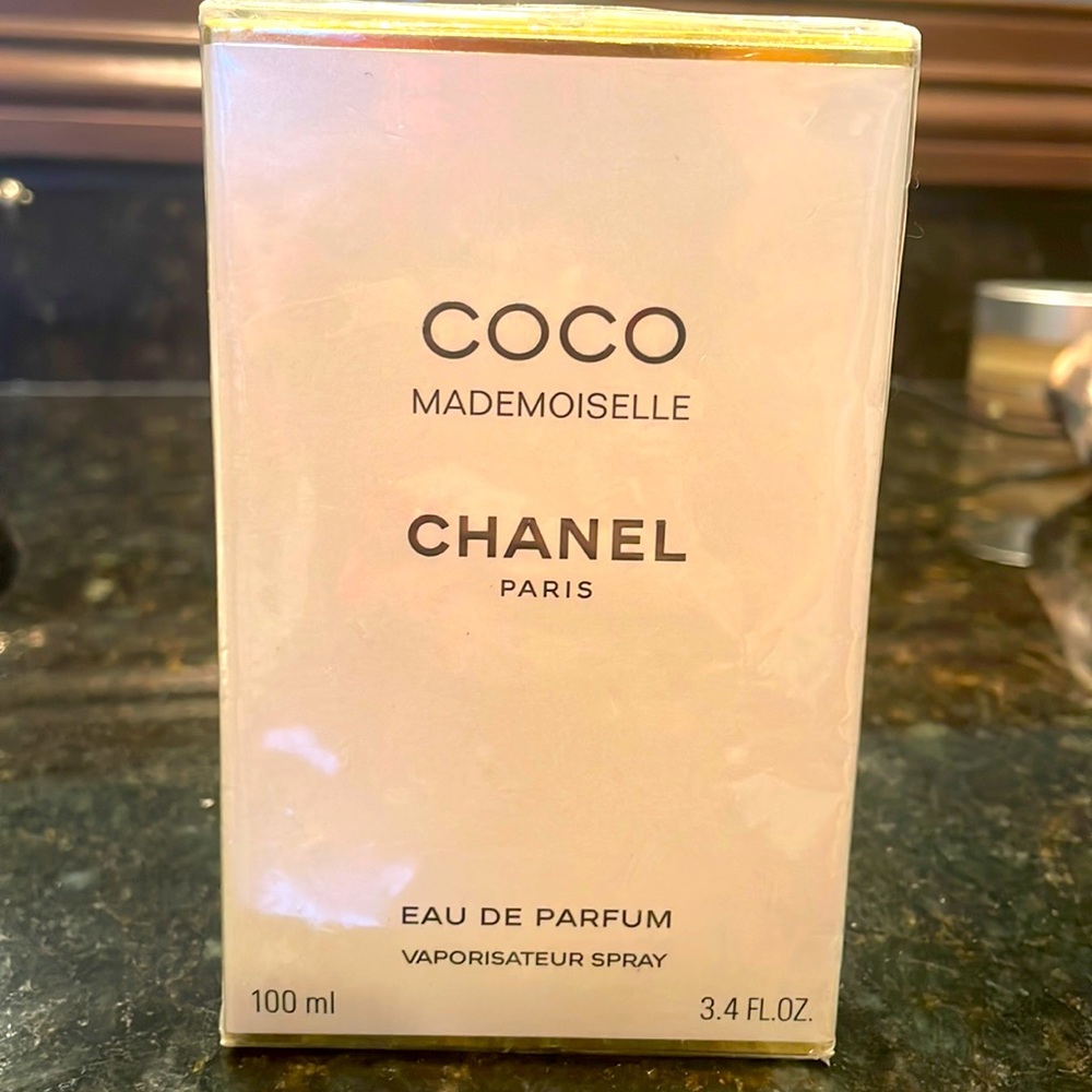 Coco Chanel mademoiselle eau de parfum new and sealed 3.4 fl oz.